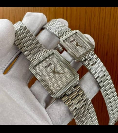 Gucci 2tone His & Her wristwatches