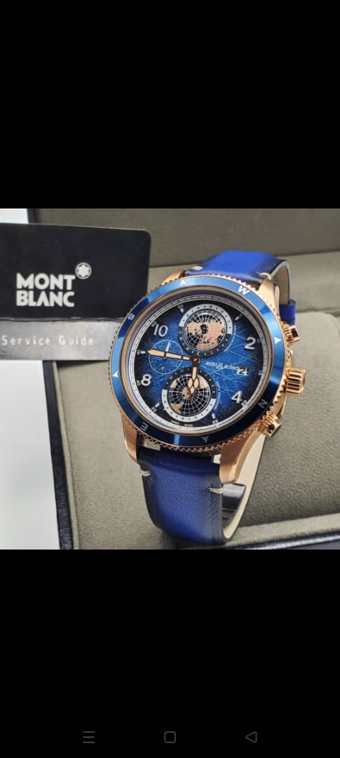 Mont Blanc Leather Wristwatches